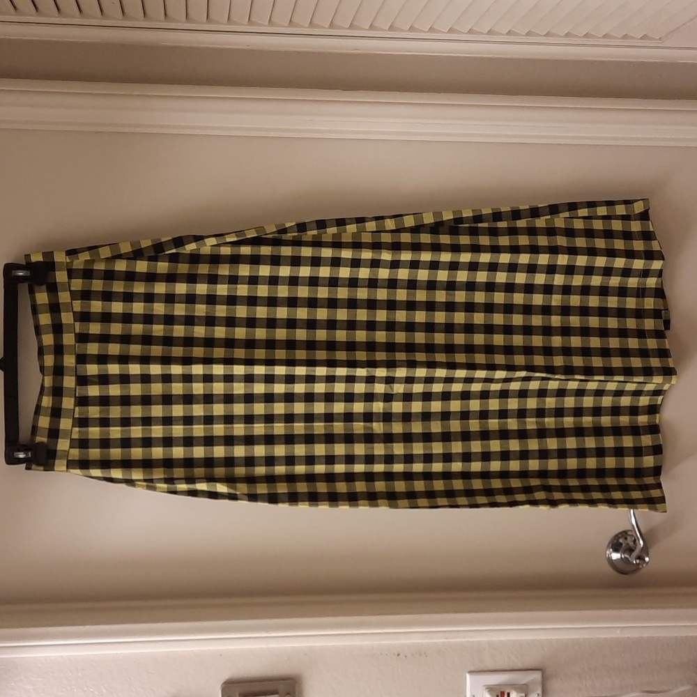 NWT, Comme des Fuckdown Tartan Logo Maxi Skirt - Picture 6 of 14